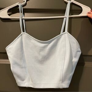 Light Blue Forever 21 Crop Top